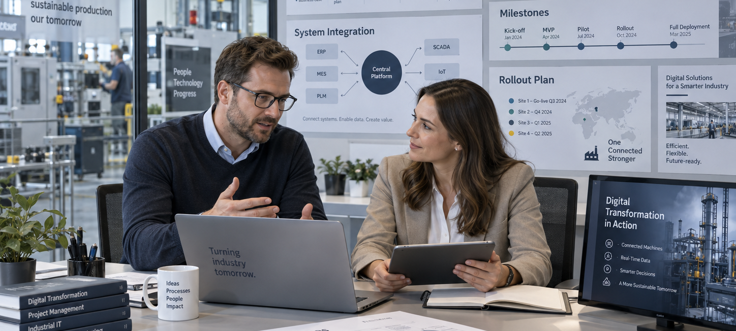 Senior Projektmanager/in (m/w/d)<br />Digitalisierung als Erfolgsfaktor der Industrie